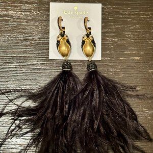 Unique Kate Spade Statement Owl Earrings